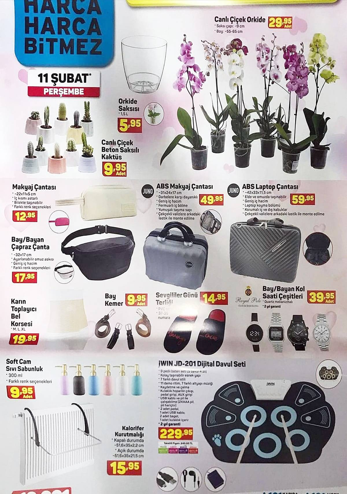 11 ŞUBAT 2021 A101 İNDİRİMLİ KATALOG