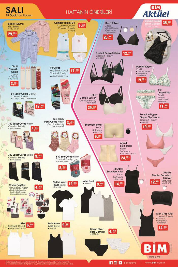 BİM AKTÜEL ÜRÜNLERİ