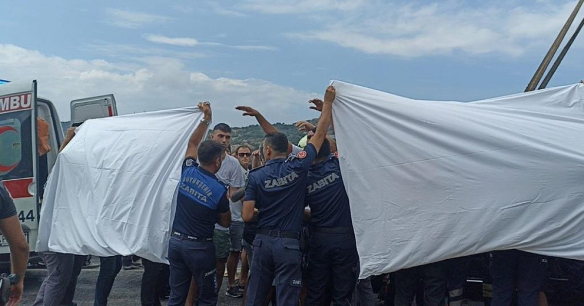 Çarşaf yardımıyla çıkarılmıştı