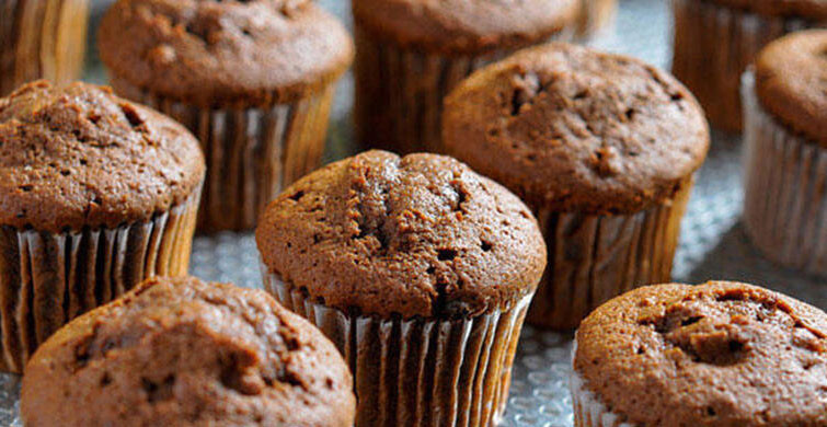 Şekersiz Yağsız Kakaolu Muffin