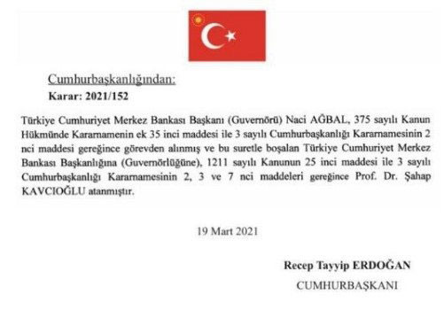 MERKEZ BANKASI'NIN YENİ BAŞKANI PROF. ŞAHAP KAVCIOĞLU