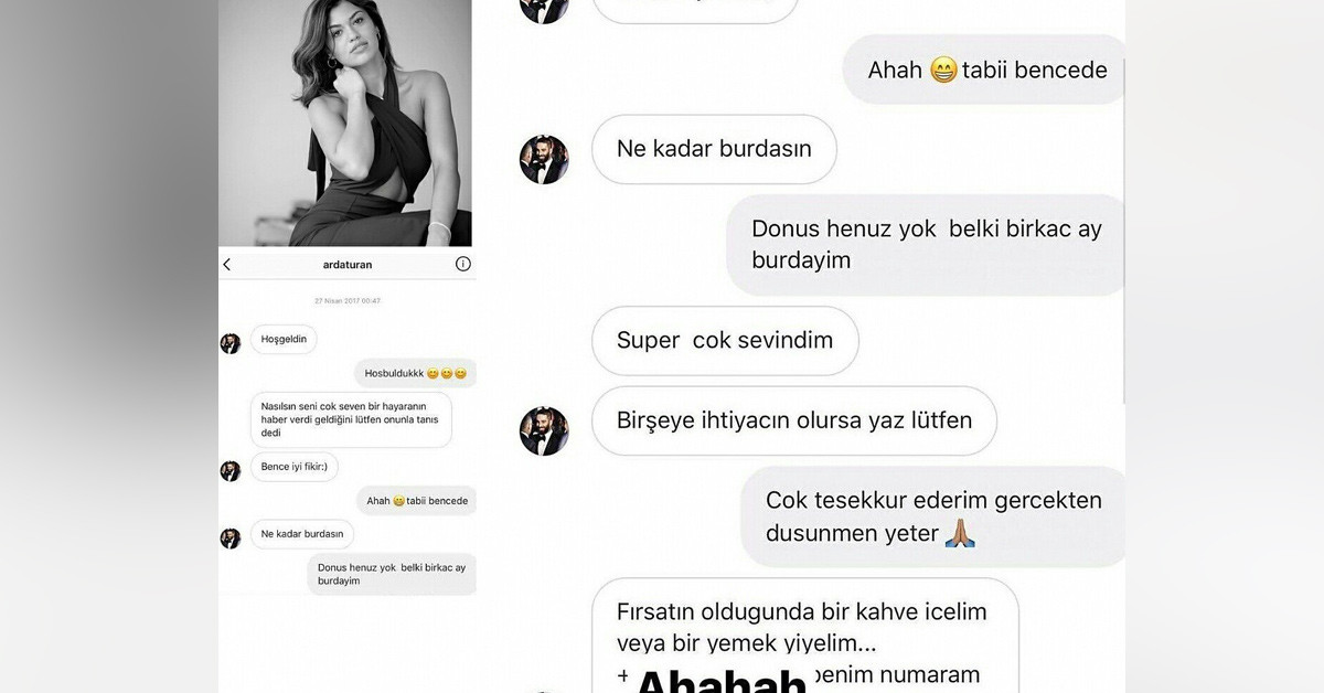 İşte o yazışma...