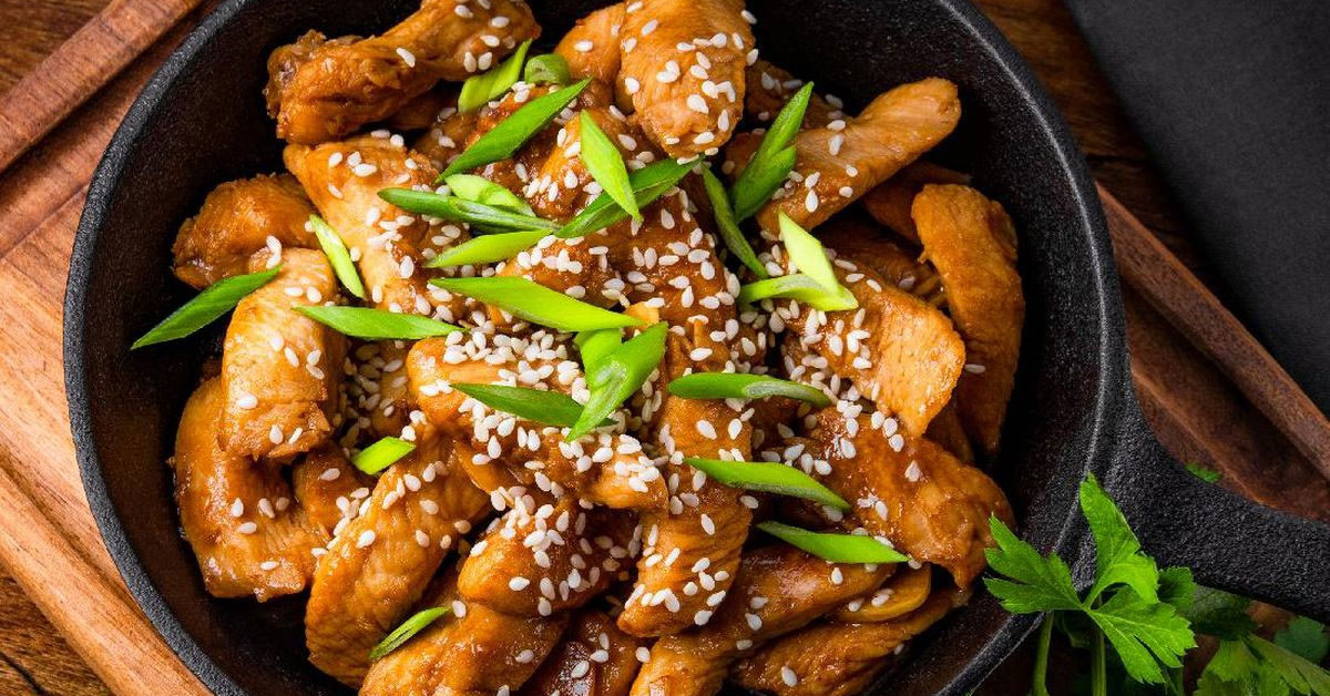 Teriyaki soslu tavuk