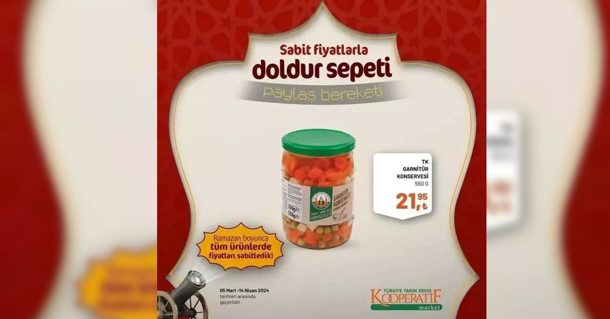 TK Garnitür Konserve- 21,95 TL