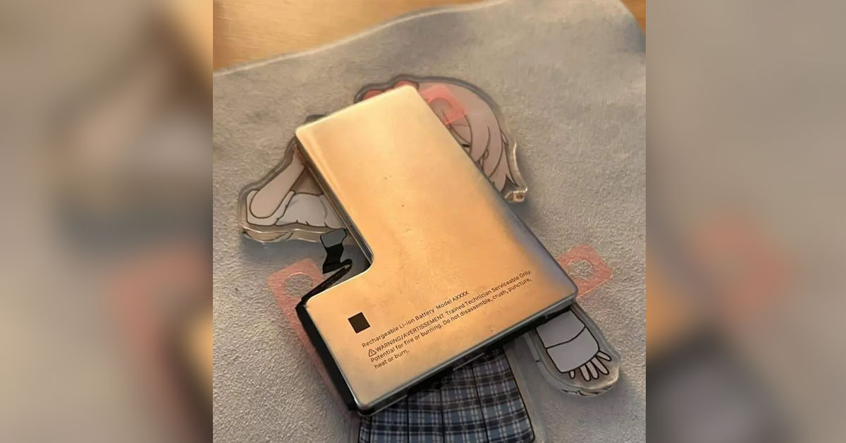 Batarya görüntülerine de yer verilmiş!