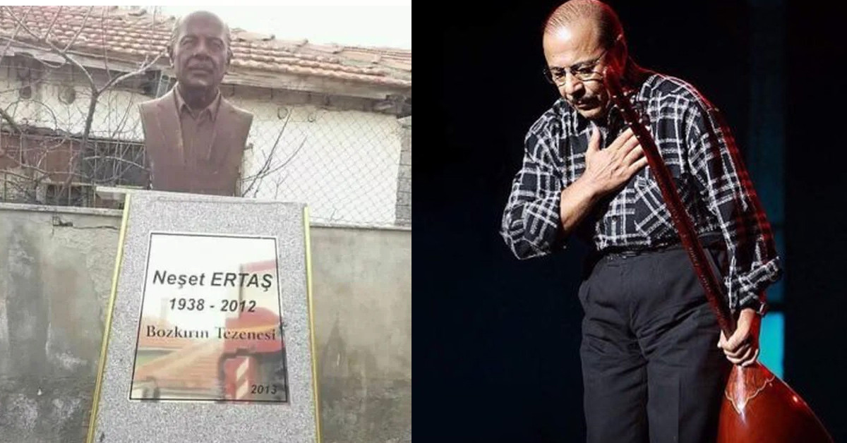 Heykelini parçaladılar!