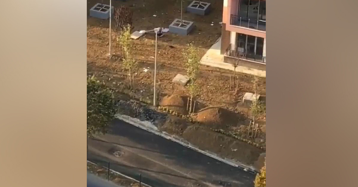 Olay yerinden uzaklaştılar