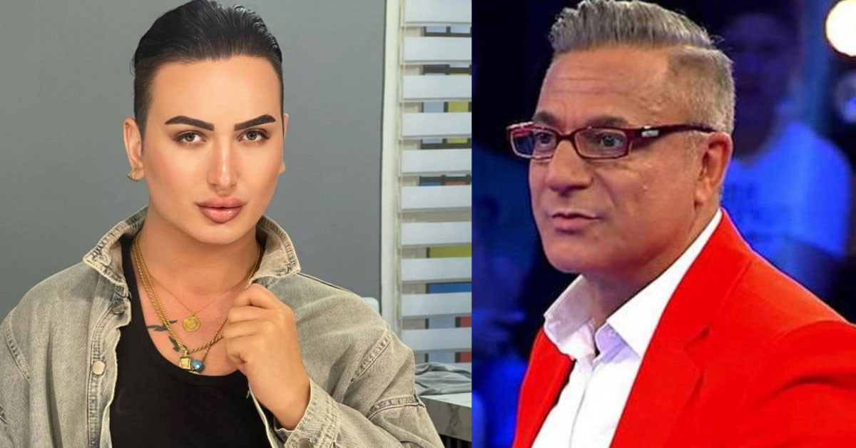 Bir erkekle öpüştü