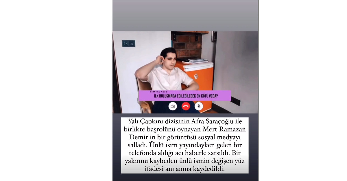 Mert Ramazan Demir'in zor anları 