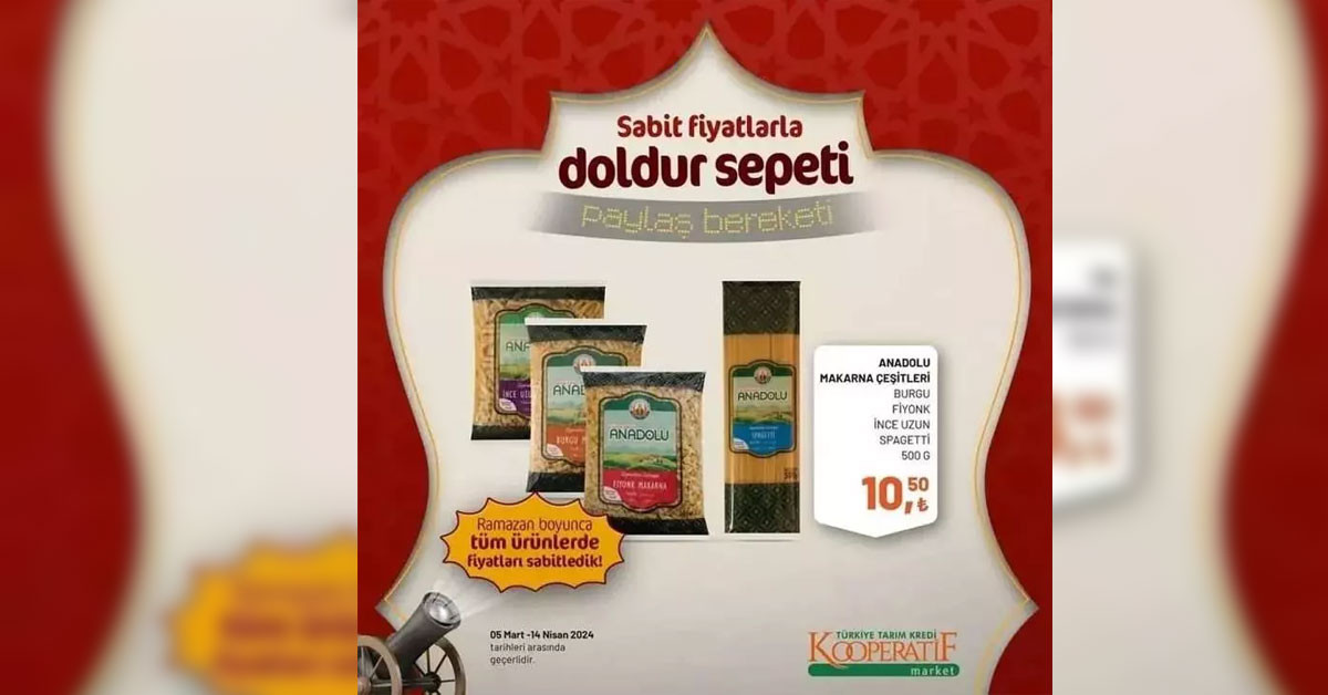 Makarna Çeşitleri- 10,50 TL