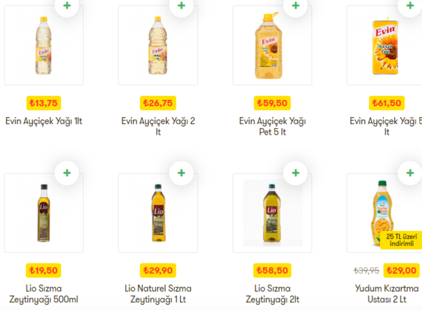 ŞOK MARKET AYÇİÇEK YAĞ KAÇ TL?