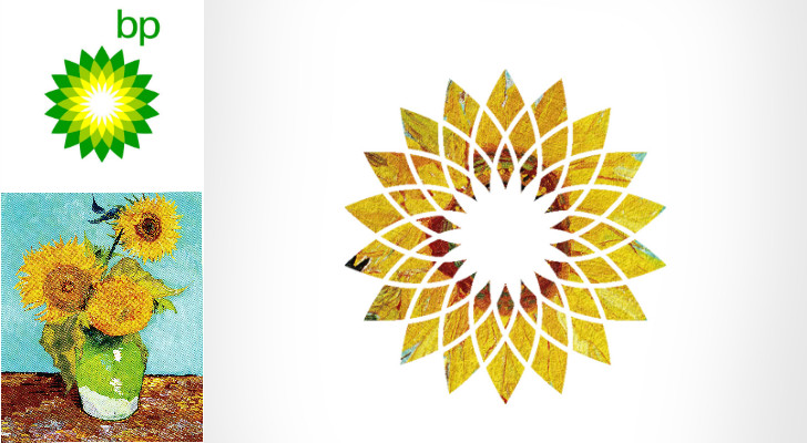 Vincent Van Gogh, Three Sunflowers, 1888 ve British Petroleum