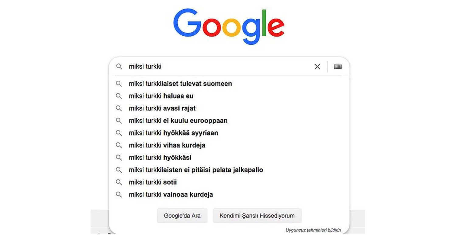 GÖZ BEBEĞİMİZ FİNLER BİZİM HAKKIMIZDA NEYİ MERAK ETMİŞ ACABA?