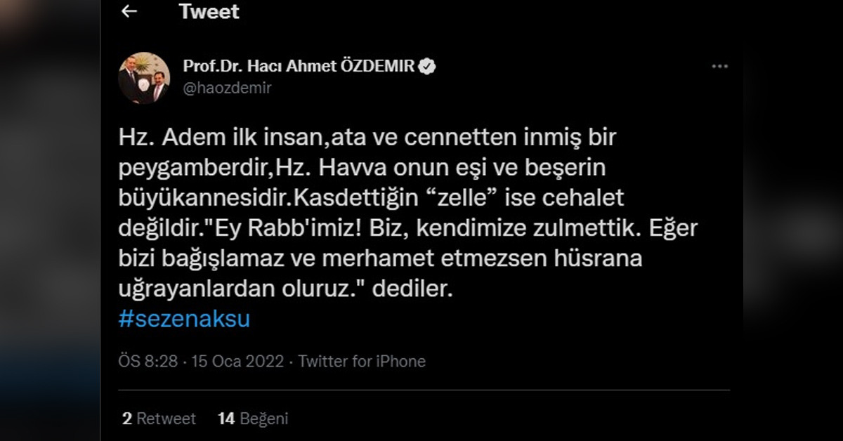 PROF. DR. HACI AHMET ÖZDEMİR