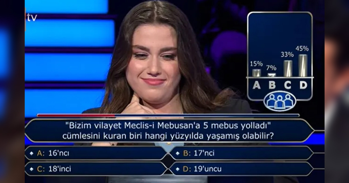 Seyirci jokeri kullandı ama...