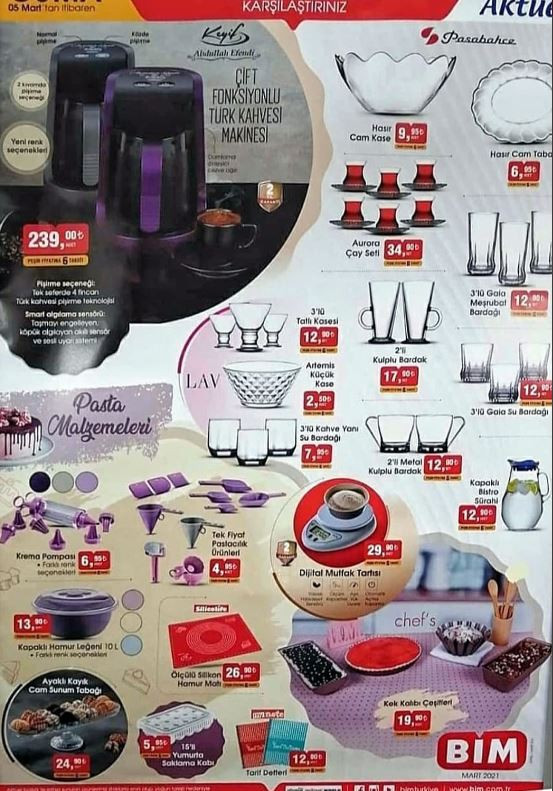 BİM 5 MART 2021 AKTÜEL ÜRÜNLERİ İNDİRİM KATALOĞU