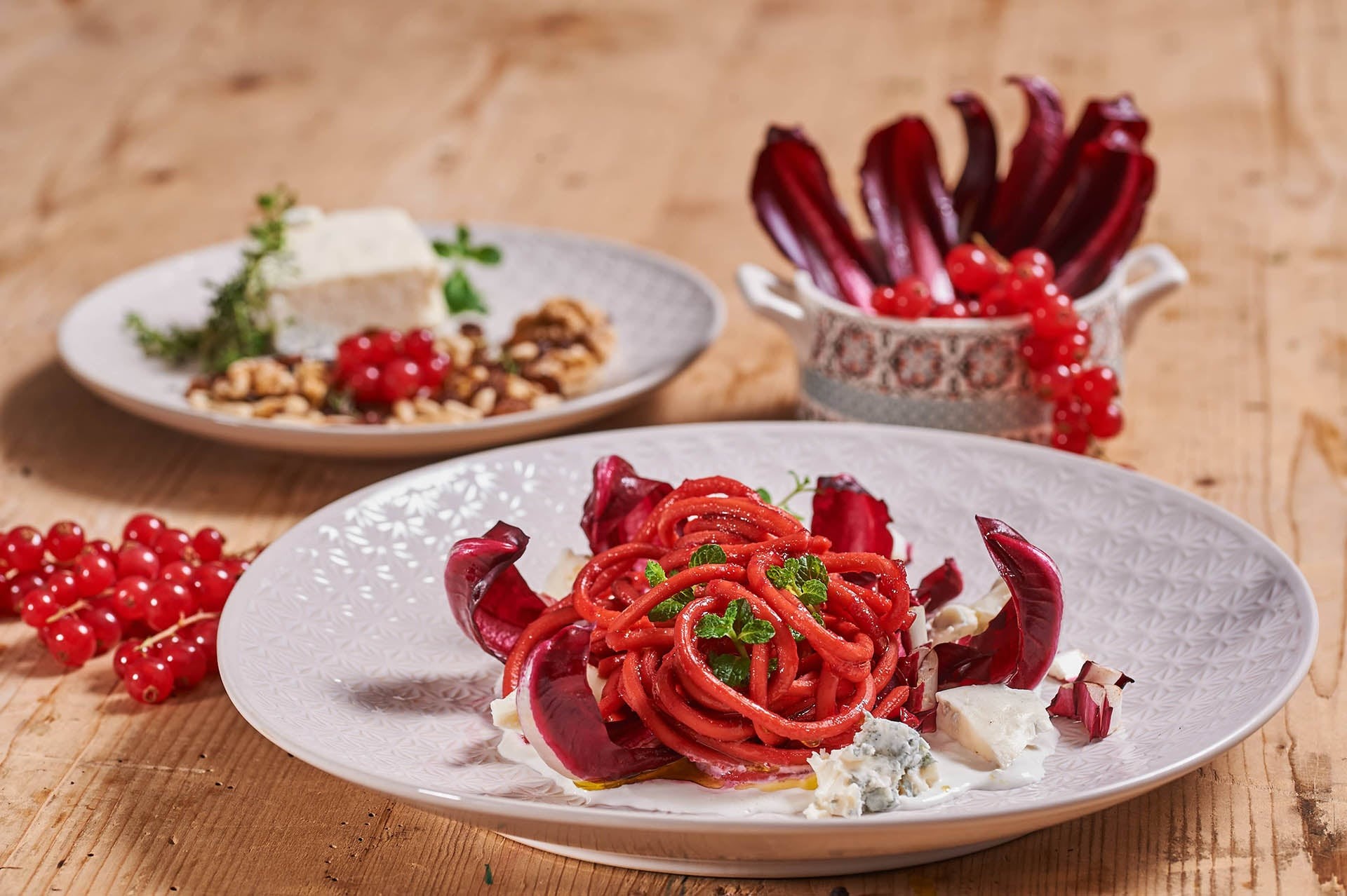Spaghetti Alla Chitarra E Barbabietola