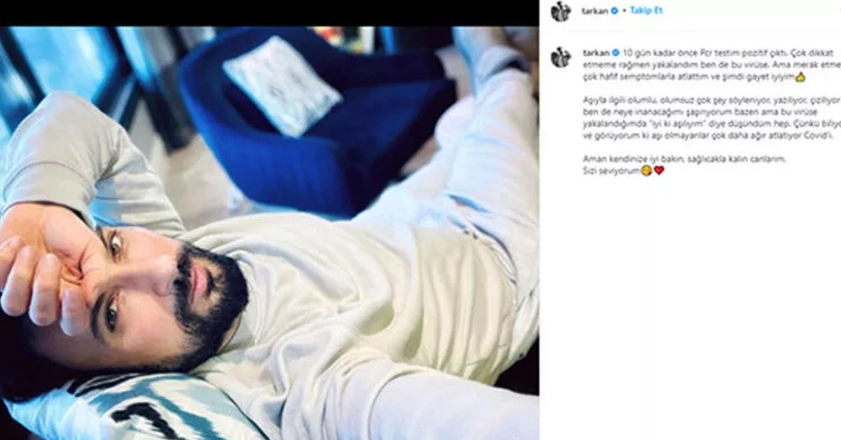 KORONAVİRÜSE YAKALANDI