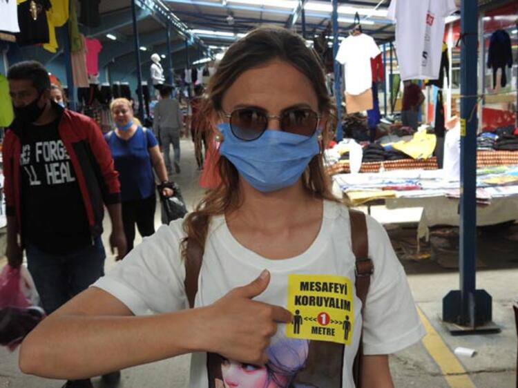 'PAZARDA SAĞLIK TEDBİRLERİ EN ÜST SEVİYEDE'