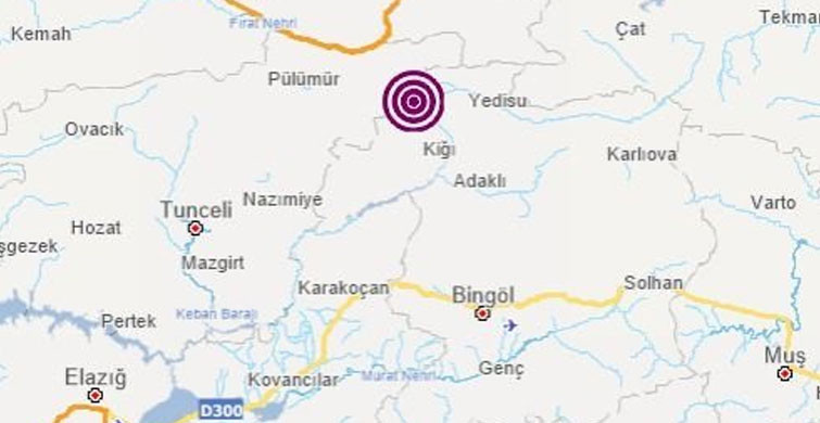 TUNCELİ'DE KORKUTAN DEPREM!
