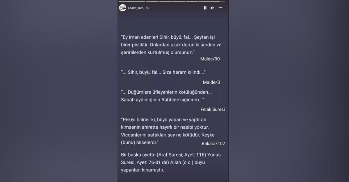 Adalet Hanım paylaştı