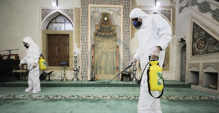 Camiler Dezenfekte Edildi