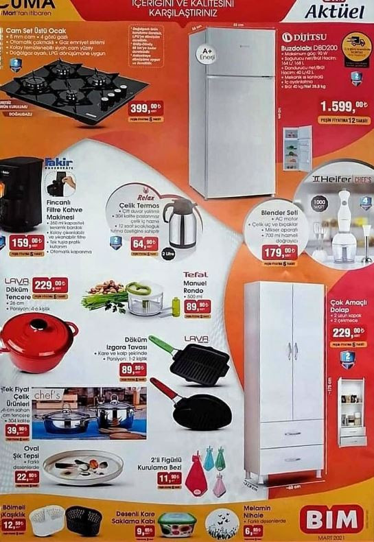 BİM 5 MART 2021 İNDİRİMLİ ÜRÜNLER KATALOĞU