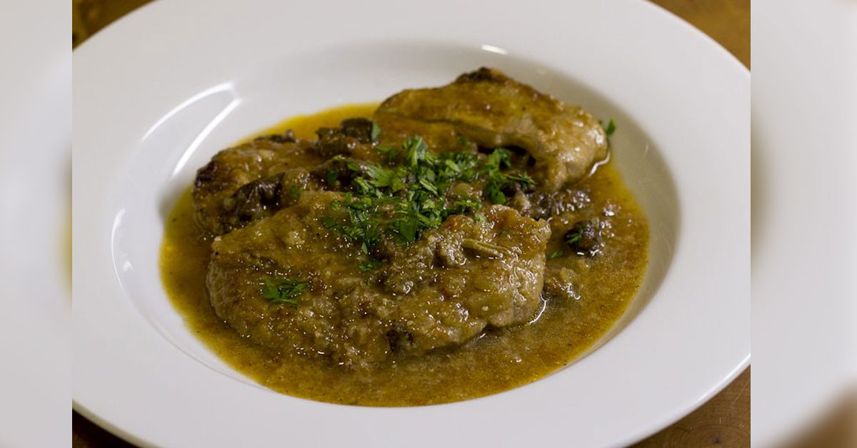 Fricandó amb moixernons-İspanya