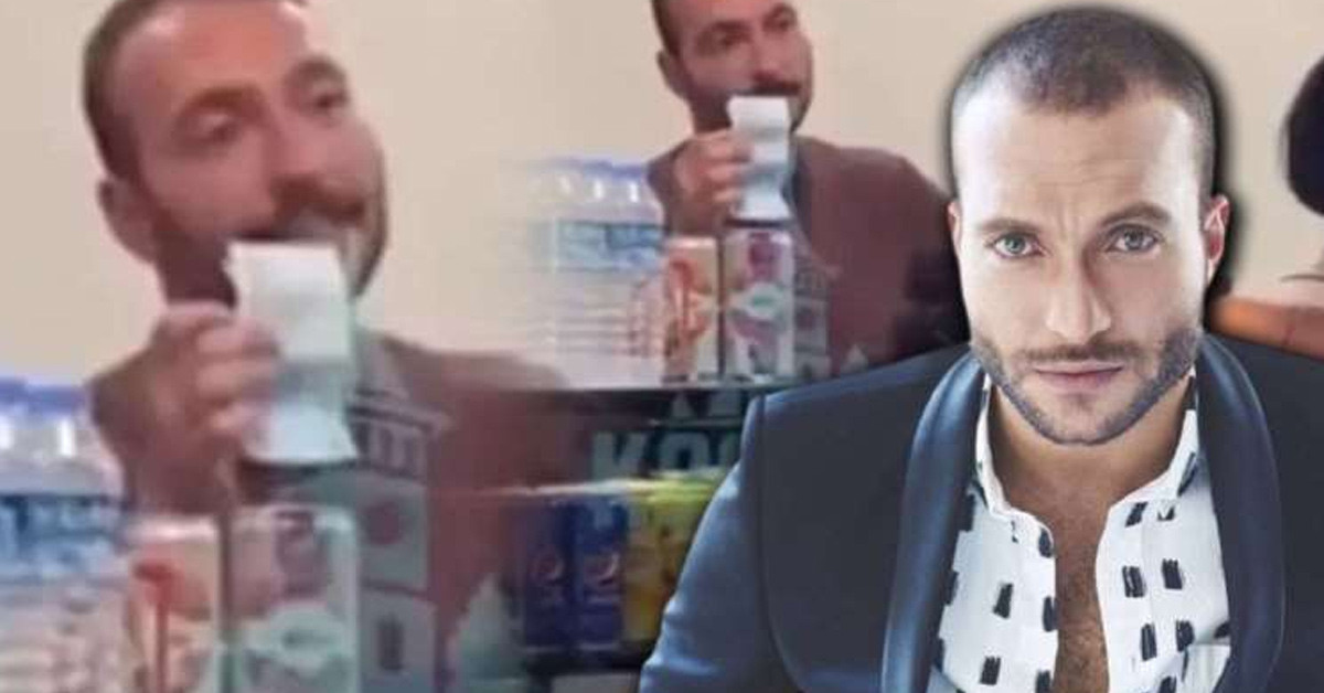 Görkem  Sevindik kantinde su satarken görüntülendi