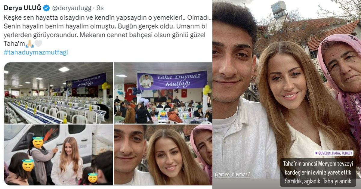 Derya Uluğ, Taha Duymaz için iftar yemeği verdi 