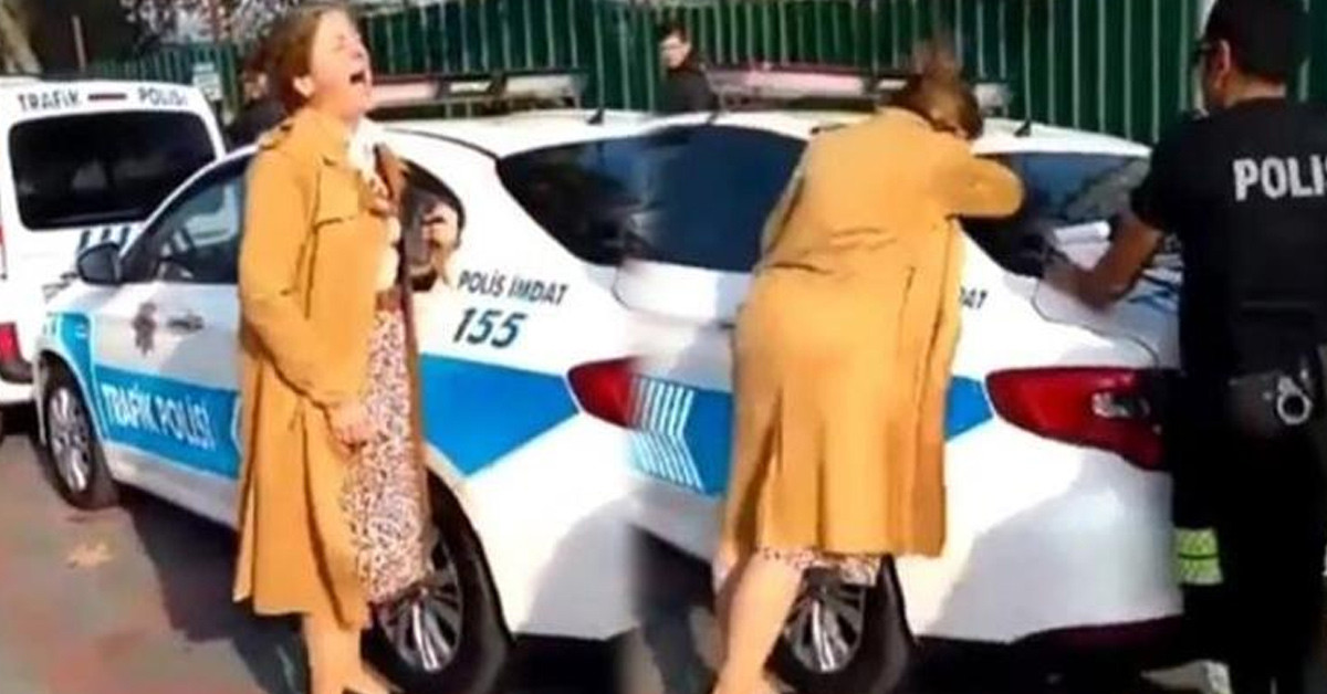 Ceza yiyince çıldıran öğretmen