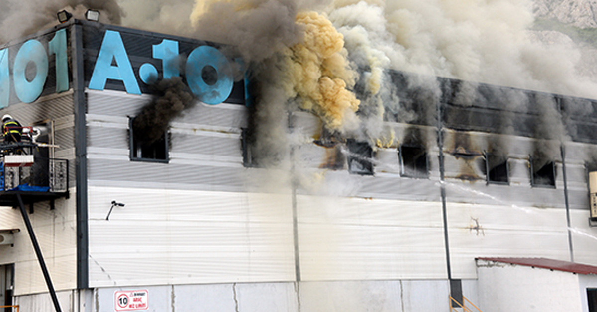 Yangın söndürüldü