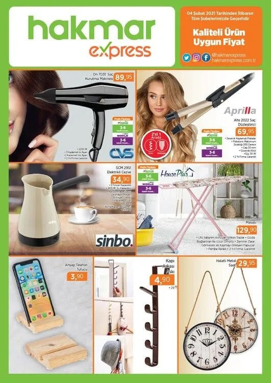 HAKMAR EXPRESS 4-10 ŞUBAT 2021 AKTÜL KATALOG