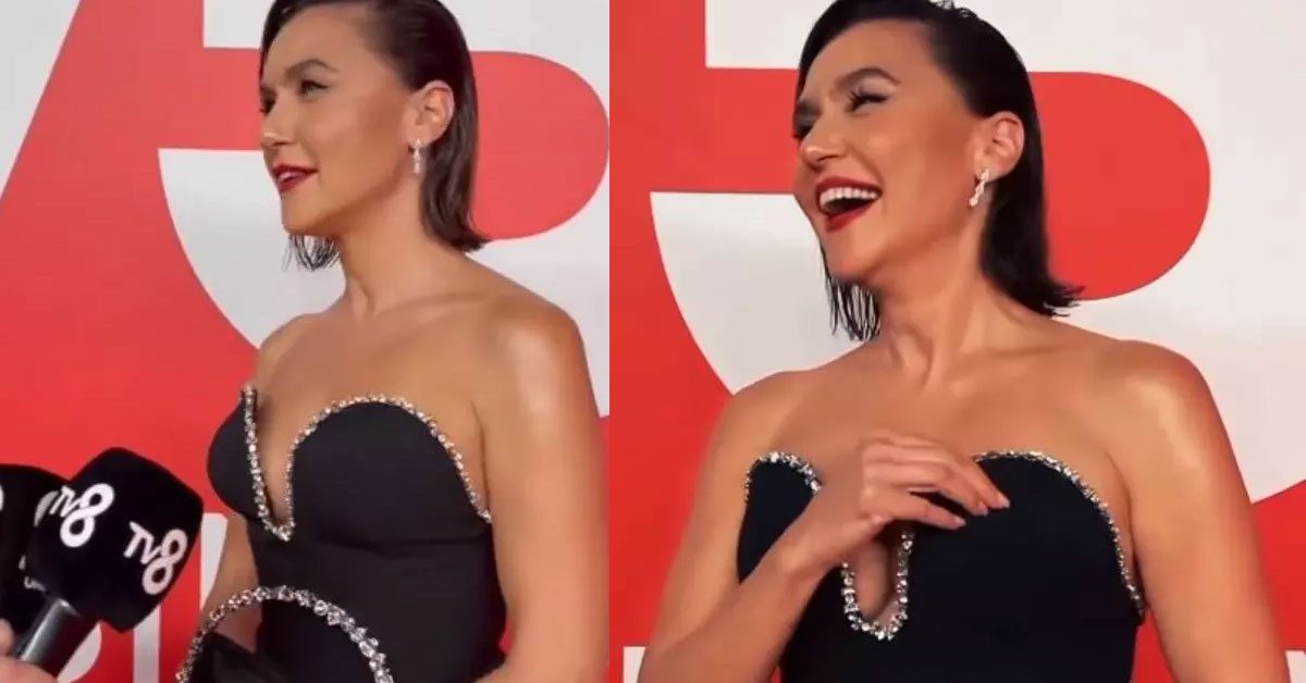 Şevval Sam elbisesinin azizliğine uğradı