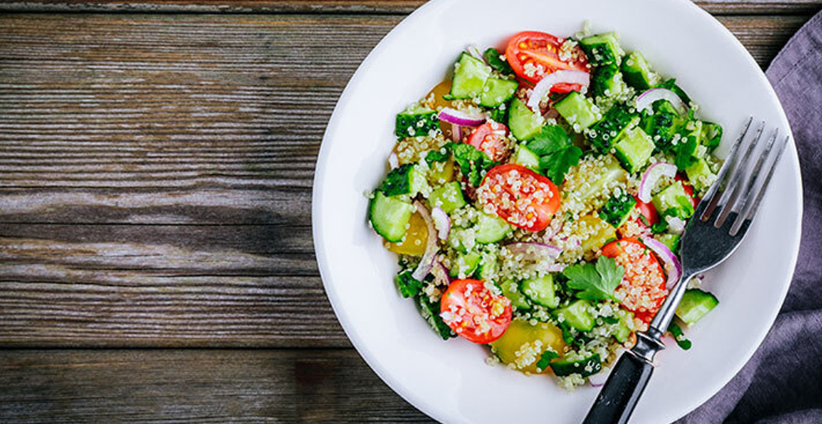 Kinoalı Semizotu Salatası