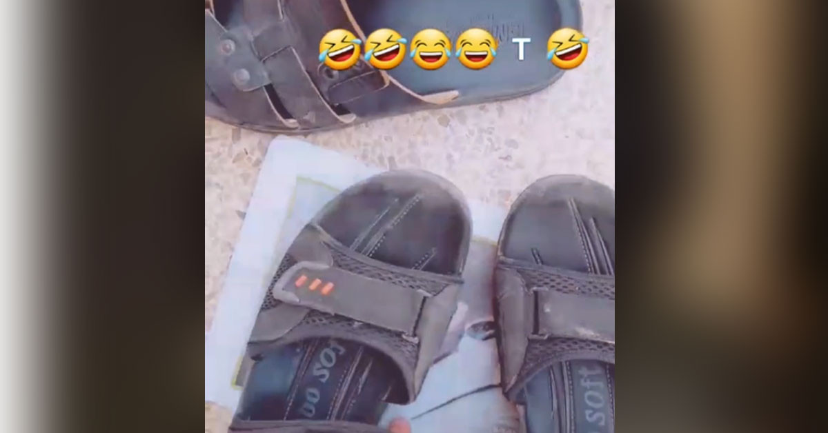 Yaptığı terbiyesizliğe gülen emoji