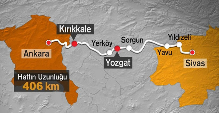 ANKARA-SİVAS YHT HATTI BU SENE HİZMETE AÇILIYOR