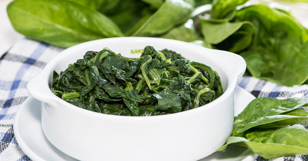 Ispanak yemeğini ısıtmayın!