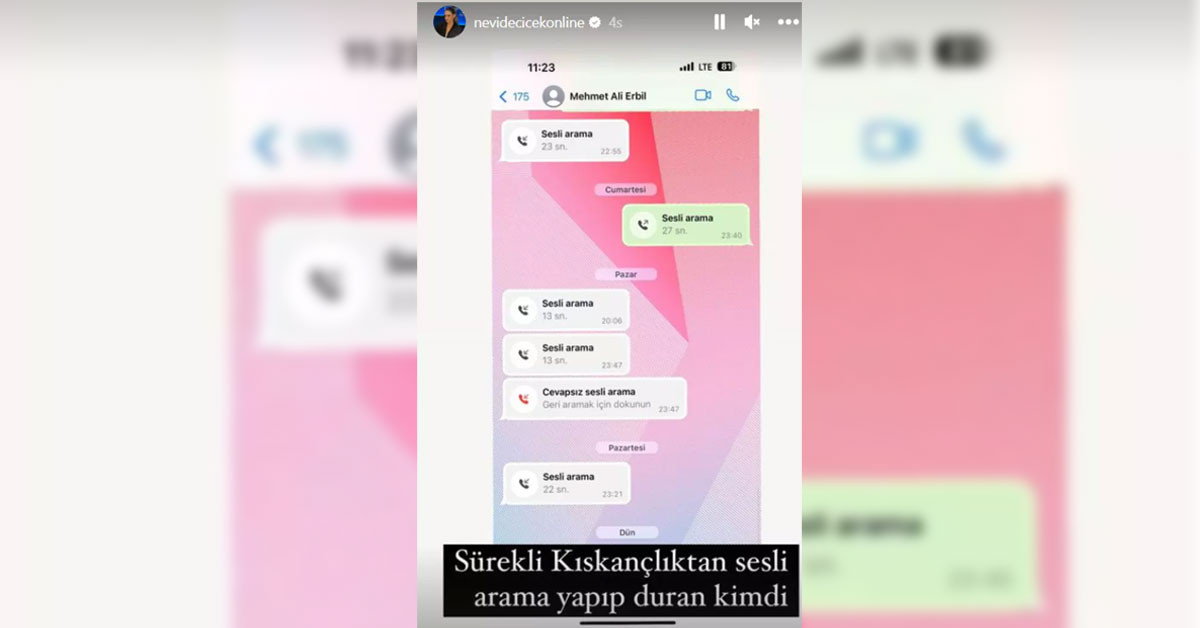 Whatsapp yazışmalarını ifşaladı