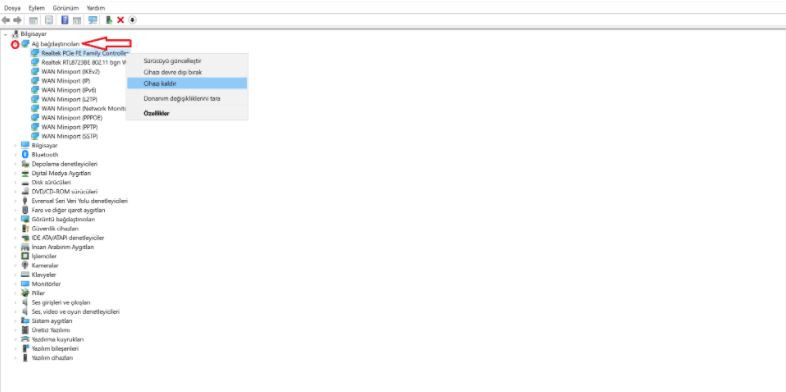 İnternet Sürücülerinizi Kontrol Edin