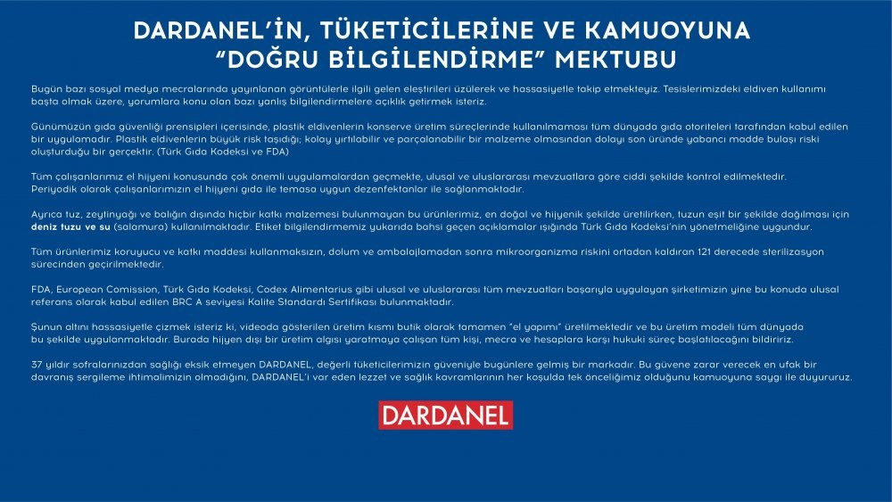 Firmadan Açıklama Geldi