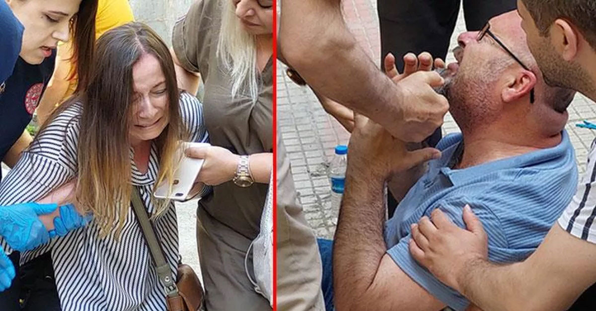 Anne baba sinir krizi geçirdi