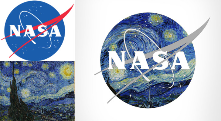 Vincent Van Gogh, The Starry Night, 1889 ve Nasa