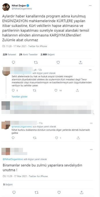  "ZULÜMLE ABAT OLUNMAZ"