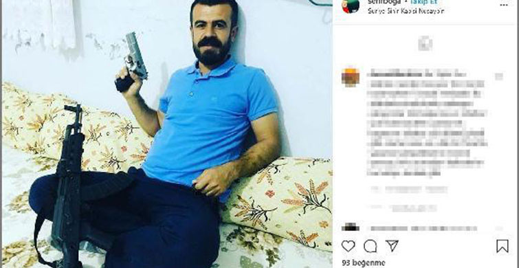 KATİL ZANLISI ELİNDE TÜFEK VE TABANCA İLE POZ VERDİ