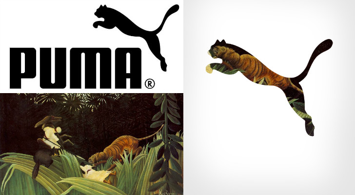 Henri Rousseau, Scout Attacked By A Tiger, 1904 ve Puma