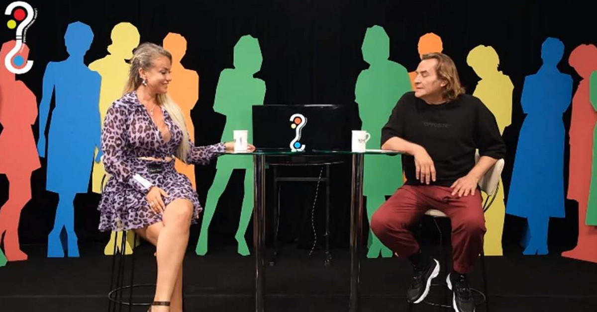 Canlı yayına katıldı