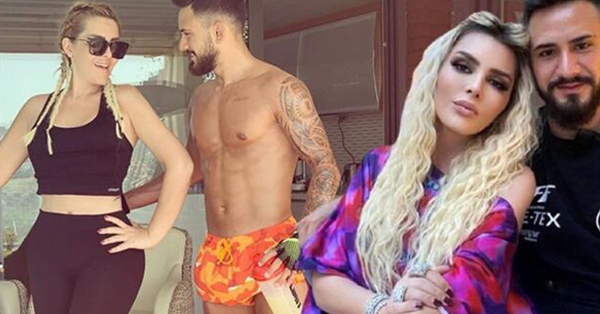 Renkli bikinisiyle dikkat çekti