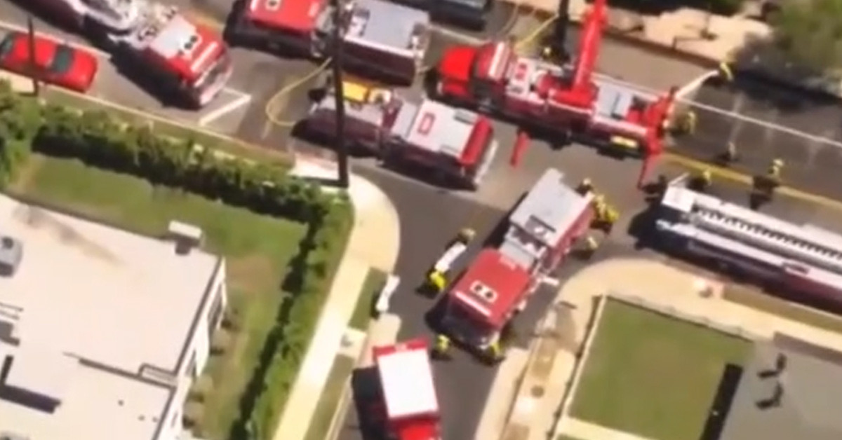 Kazadan önce birkaç yere çarptı