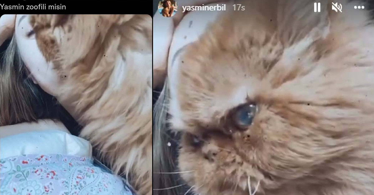 Dudaklarını yalattı!